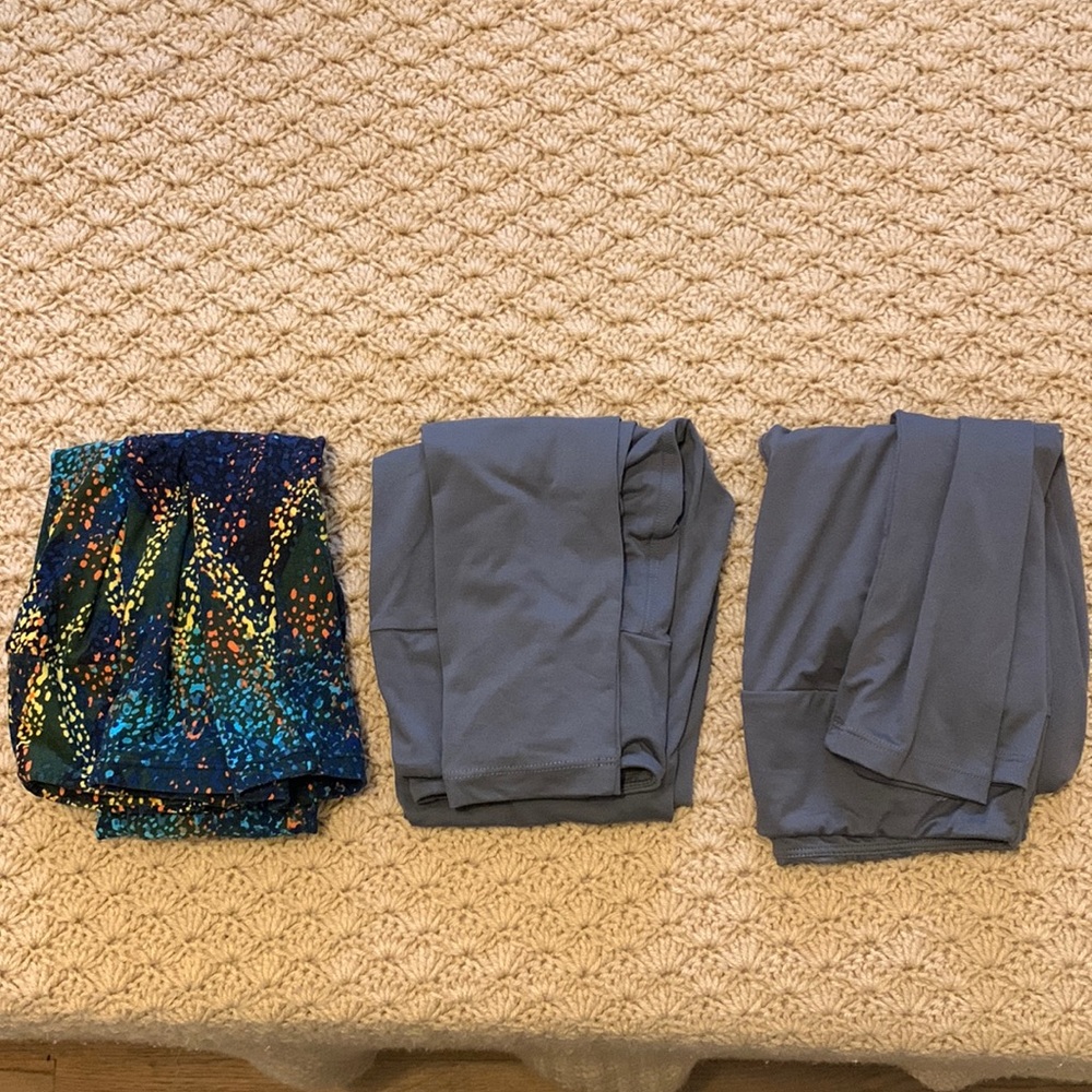 Lot of 3 LulaRoe Leggings - One Size